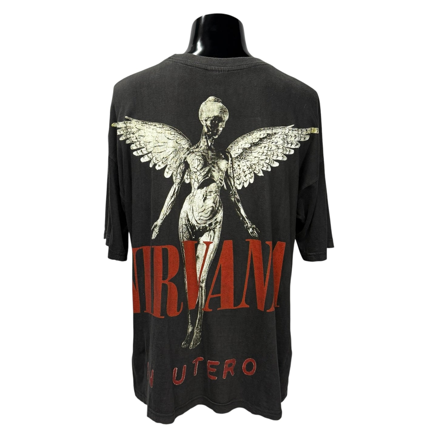 【NIRVANA】ニルヴァーナ "KURT COBAIN & IN UTERO" 90's Vintage Tシャツ