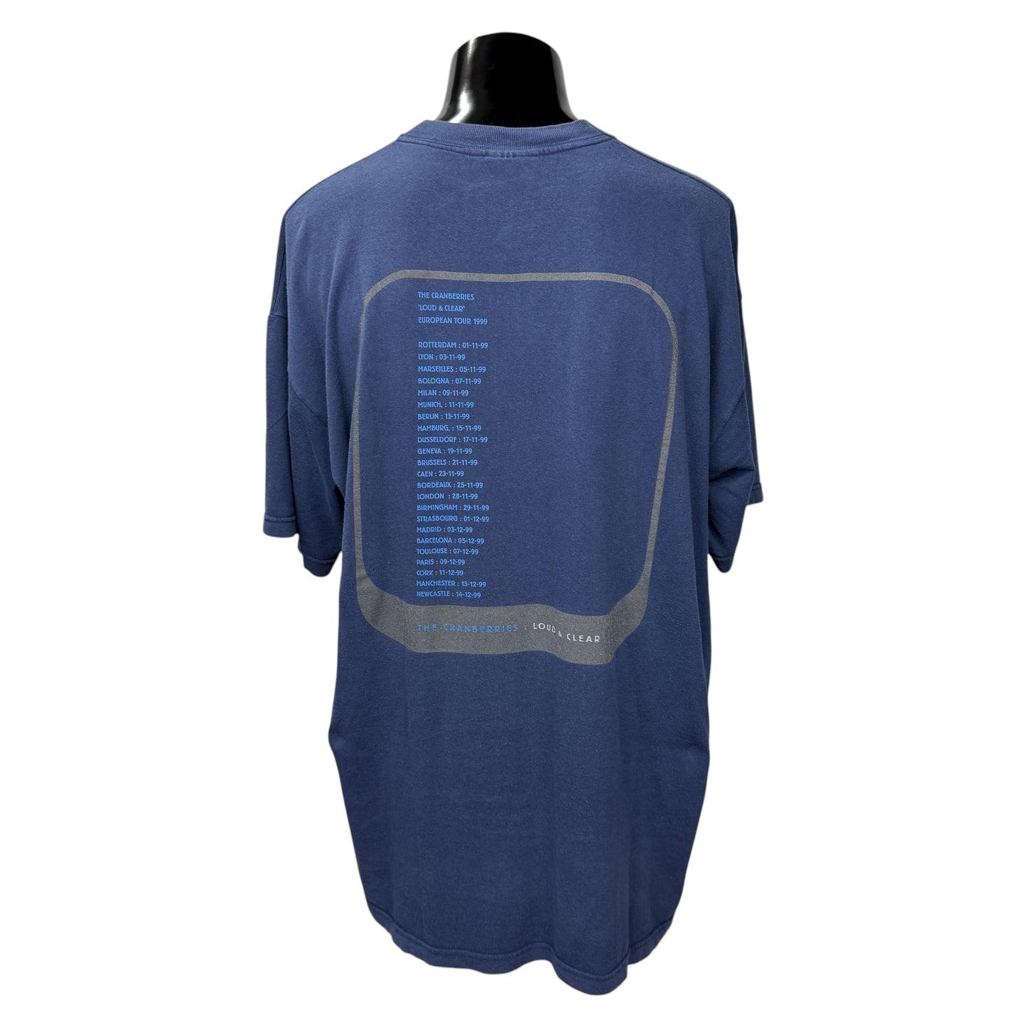 【THE CRANBERRIES】クランベリーズ "LOUD & CLEAR" SCREEN STARSタグ 90's ユーロVintage Tシャツ