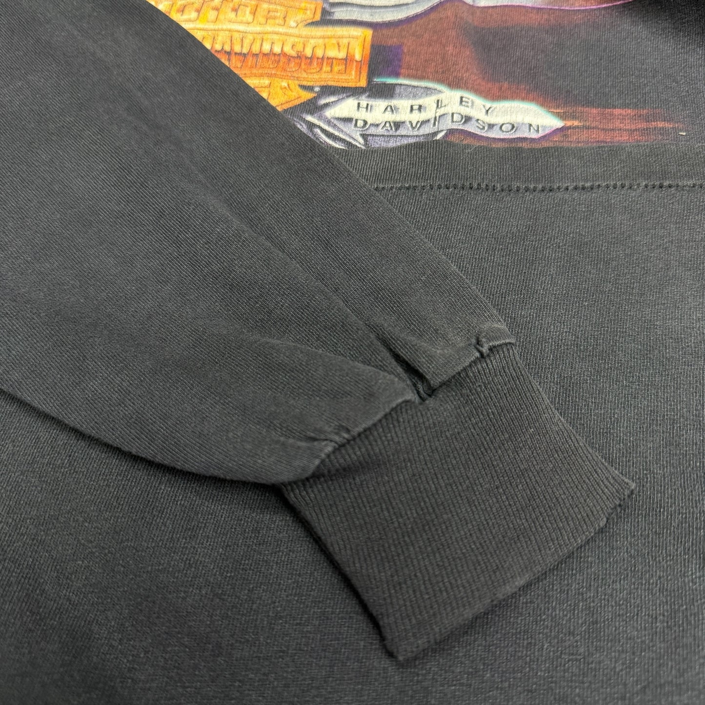 【HARLEY DAVIDSON】ハーレーダビットソン "HAL'S HARLEY-DAVIDSON" 90's Vintage ロングスリーブ Tシャツ