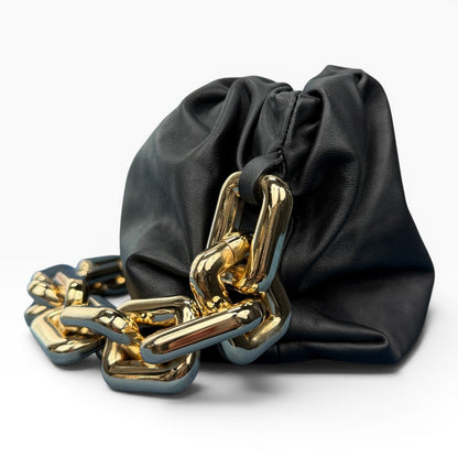 【BOTTEGA VENETA】ボッテガヴェネタ "THE CHAIN POUCH" レザー ショルダーバッグ