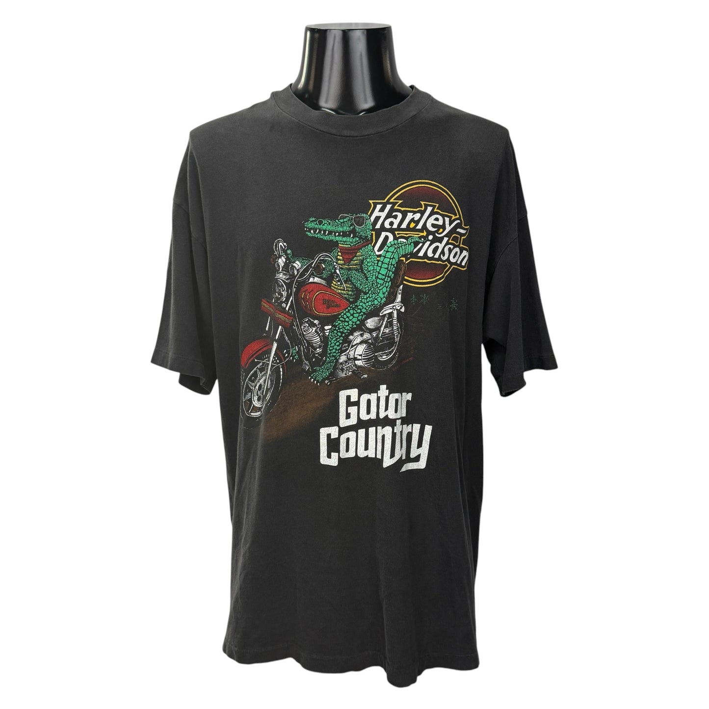 【HARLEY-DAVIDSON】ハーレー ダビッドソン "GATOR COUNTRY" 90's Vintage Tシャツ