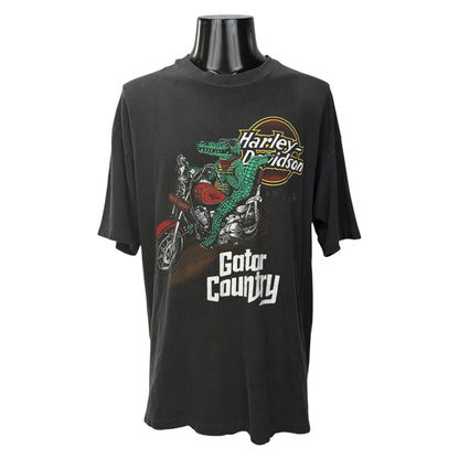 【HARLEY-DAVIDSON】ハーレー ダビッドソン "GATOR COUNTRY" 90's Vintage Tシャツ