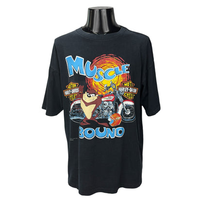 【HARLEY-DAVIDSON】ハーレーダビッドソン "MUSCLE BOUND" 90's Vintage Tシャツ
