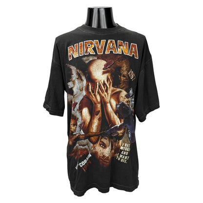 【NIRVANA】ニルヴァーナ "KURT COBAIN 1967-1994" ユーロ 90's Vintage Tシャツ