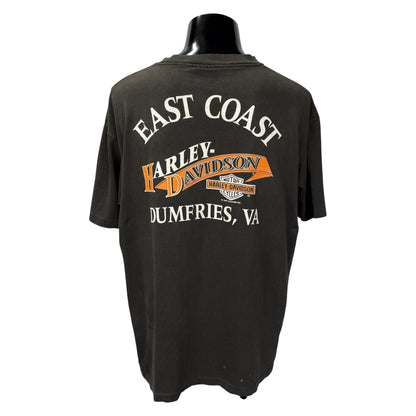 【HARLEY-DAVIDSON】ハーレーダビッドソン "BAR & SHIELD FLAME" 90's Vintage Tシャツ