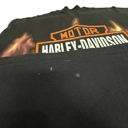 【HARLEY-DAVIDSON】ハーレーダビッドソン "BAR & SHIELD FLAME" 90's Vintage Tシャツ