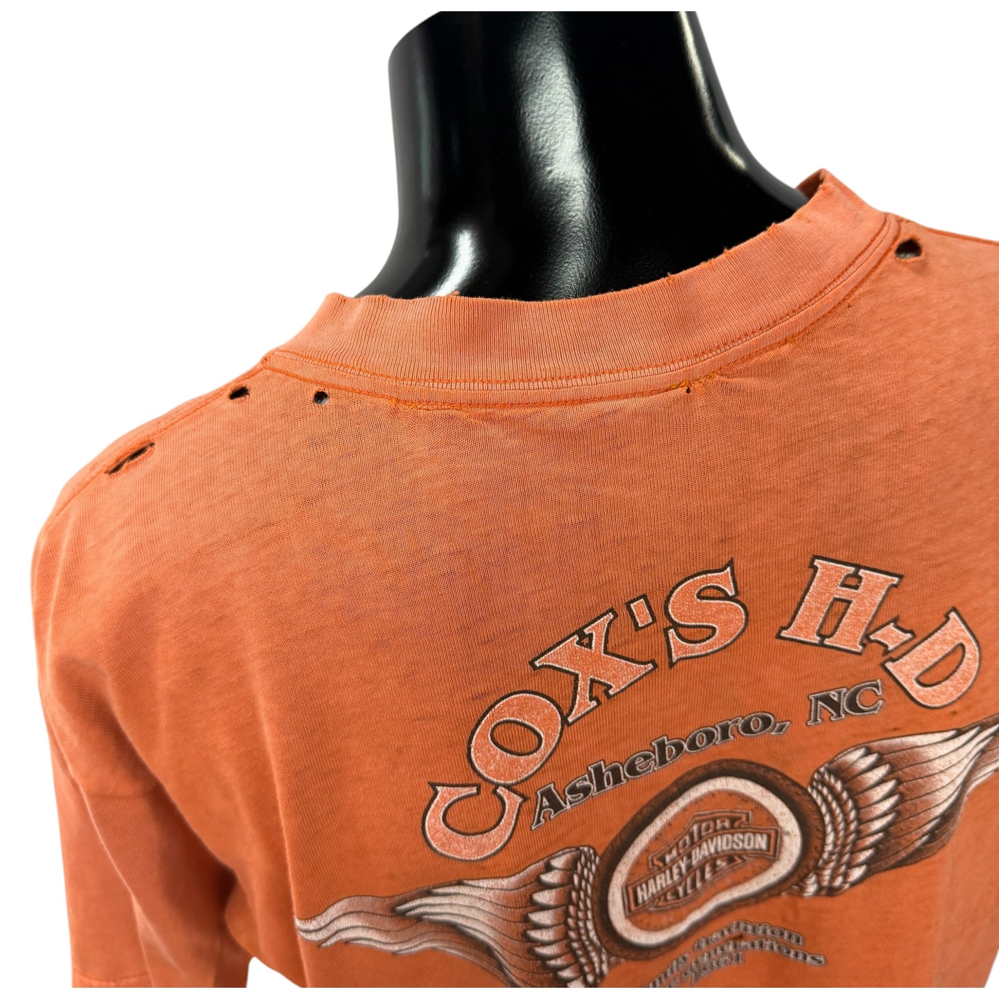 【HARLEY DAVIDSON】ハーレーダビットソン "Cox's Harley-Davidson" Vintage Tシャツ