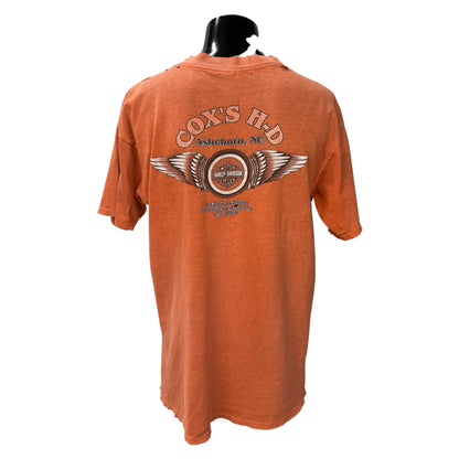 【HARLEY DAVIDSON】ハーレーダビットソン "Cox's Harley-Davidson" Vintage Tシャツ
