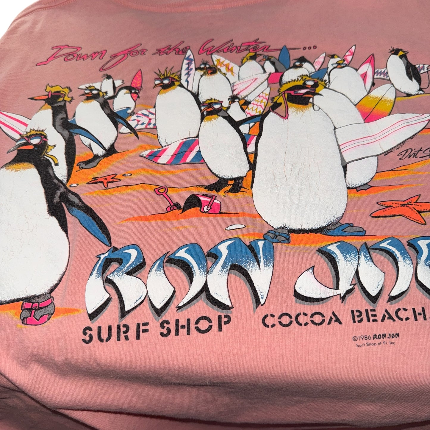 【RON JON】ロンジョン PENGUIN 80’s Vintage Tシャツ