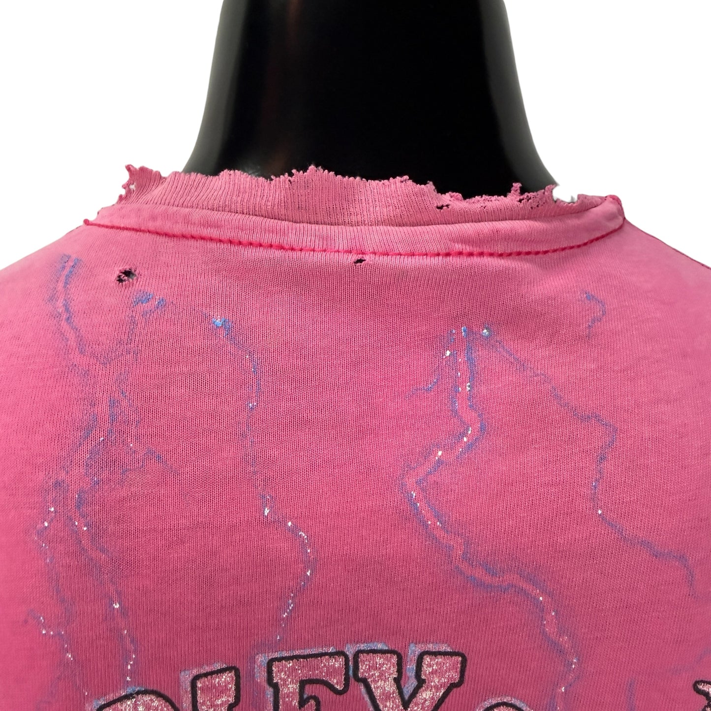 【HARLEY DAVIDSON】ハーレーダビットソン "THUNDER Pattern OVP PINK" Vintage Tシャツ