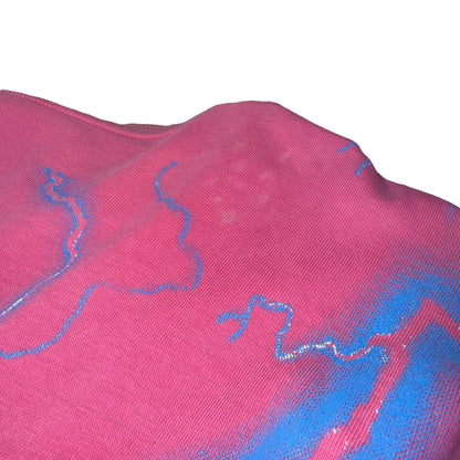 【HARLEY DAVIDSON】ハーレーダビットソン "THUNDER Pattern OVP PINK" Vintage Tシャツ