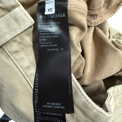 【BALENCIAGA】バレンシアガ "RIPPED OFF BAGGY PANTS" UNISEX ダブルニーパンツ