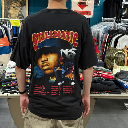 【NAS】ナズ "STILLMATIC TOUR / ONE MIC" 00's Vintage Tシャツ