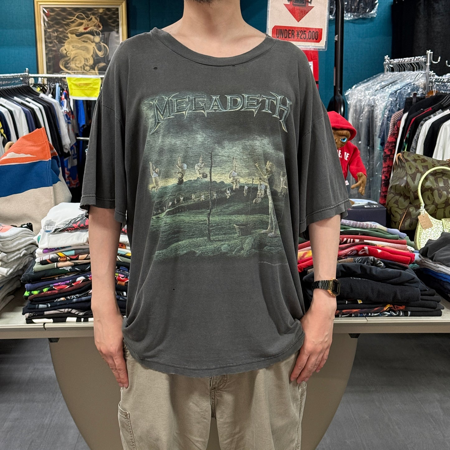 【MEGADETH】メガデス "HUNG OUT TO DRY" 90's Vintage Tシャツ