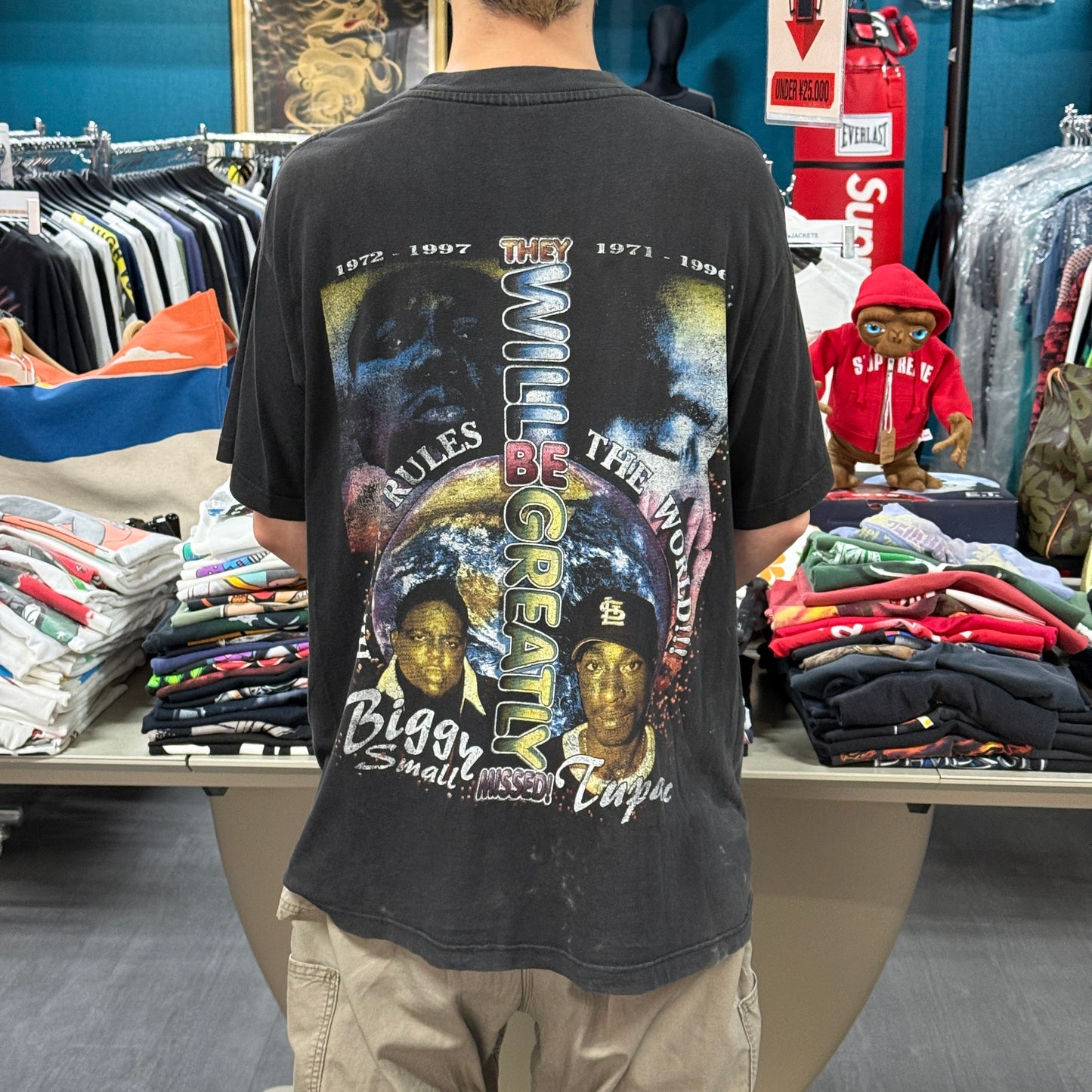 【2PAC / NOTORIOUS B.I.G.】2パック ノトーリアスB.I.G. "STOP THE VIOLENCE" 90's - 00's Vintage Tシャツ