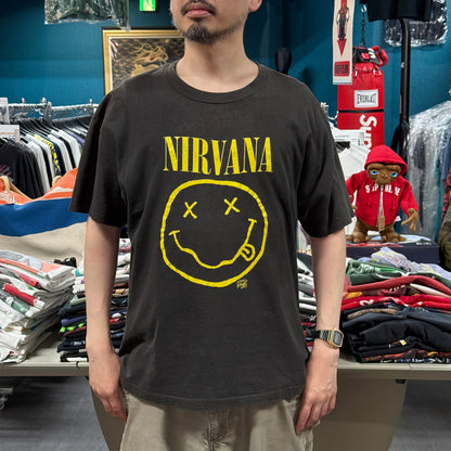 【NIRVANA】ニルヴァーナ SMILE BACKSTAGE 90s Vintage Tシャツ