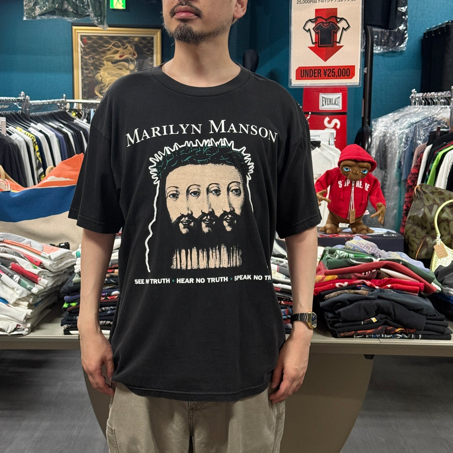 【MARILYN MANSON】マリリンマンソン "BELIEVE" 90's Vintage Tシャツ