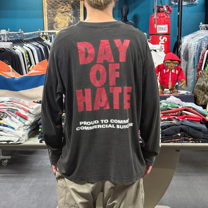 【NAILBOMB】ネイルボム "POINT BLANK" 90's Vintage ロングスリーブTシャツ