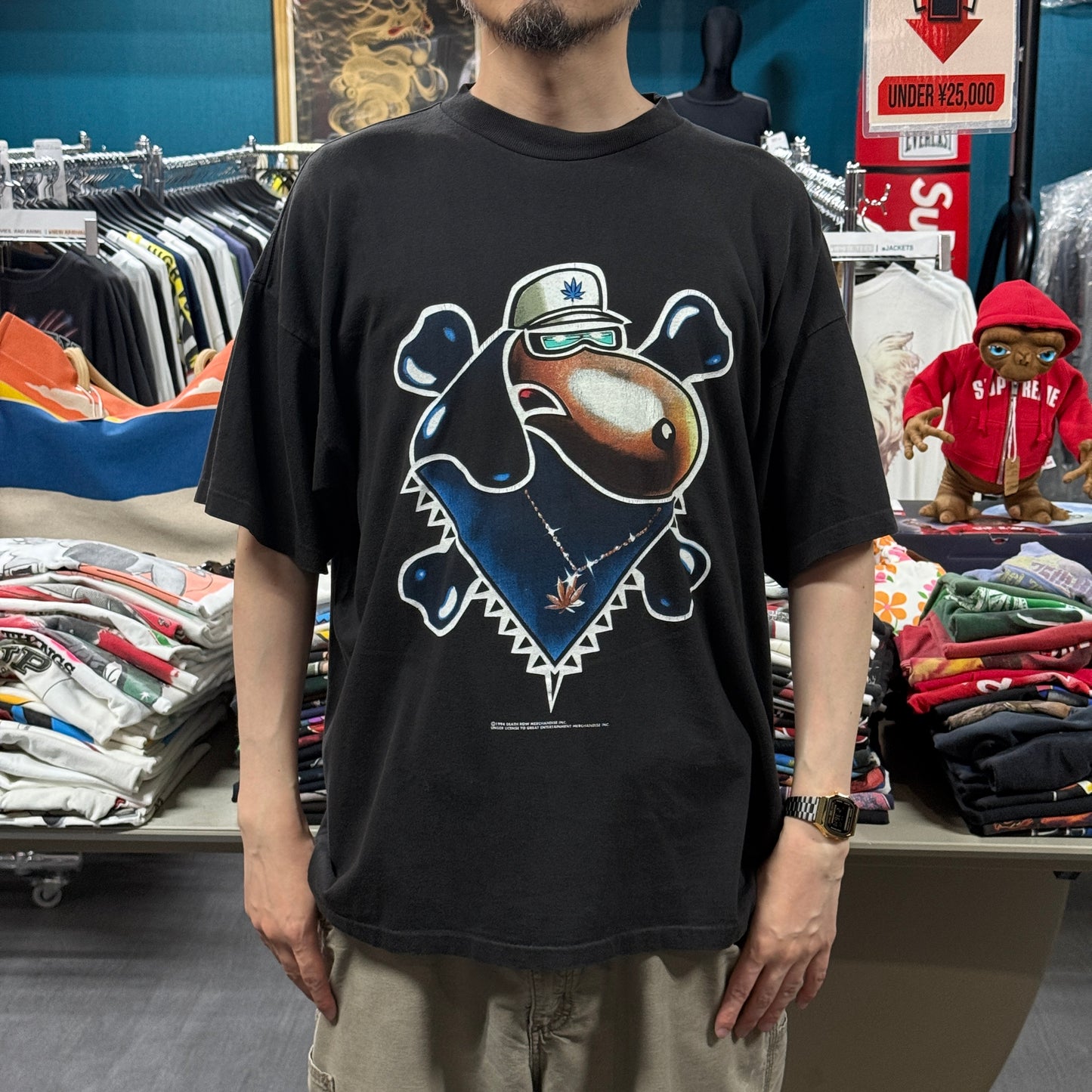 【SNOOP DOGGY DOGG】スヌープ ドギー ドッグ "CHARACTER DOG" 90's Vintage Tシャツ