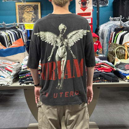 【NIRVANA】ニルヴァーナ "KURT COBAIN & IN UTERO" 90's Vintage Tシャツ