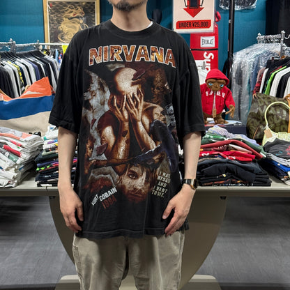 【NIRVANA】ニルヴァーナ "KURT COBAIN 1967-1994" ユーロ 90's Vintage Tシャツ