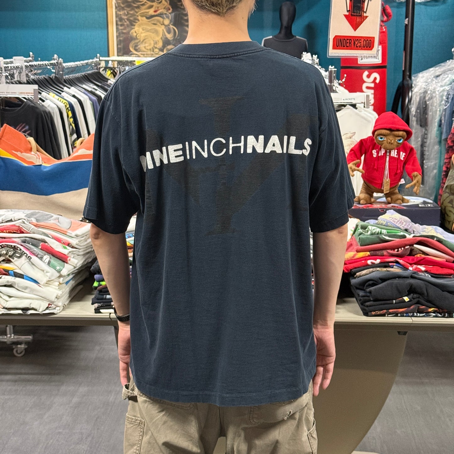 【NINE INCH NAILS】ナインインチネイルズ NINロゴ Vintage Tシャツ