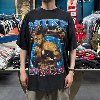 【MIKE TYSON】マイクタイソン "IF YOU CAN'T BEAT 'EM, EAT 'EM!!!" RAP DESIGN Vintage Tシャツ