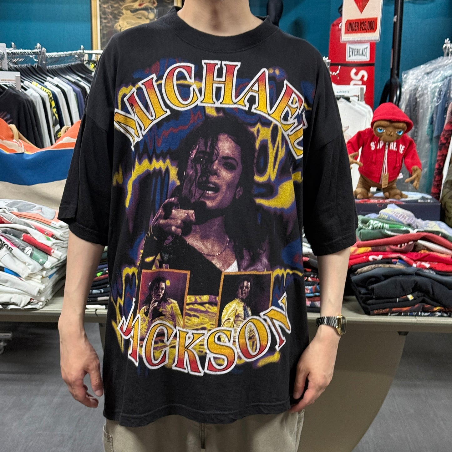 【MICHAEL JACKSON】マイケルジャクソン オーバープリント Vintage Tシャツ