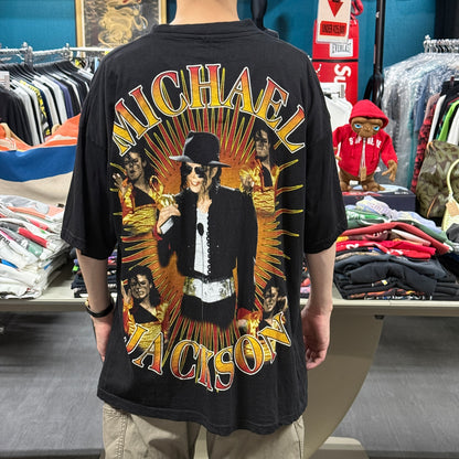 【MICHAEL JACKSON】マイケルジャクソン オーバープリント Vintage Tシャツ