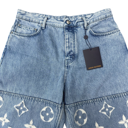 【LOUIS VUITTON】ルイ・ヴィトン "モノグラムスケートデニムパンツ" 25SS デニムパンツ