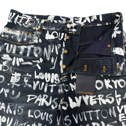 【LOUIS VUITTON】ルイ・ヴィトン "NIGO×Pharrell" 25AW デニムスケートパンツ