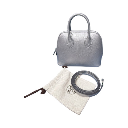【HERMES】エルメス "ボリード1923 ミニ" 2026年 G刻印 シェーブルシャムキラ アルジャン