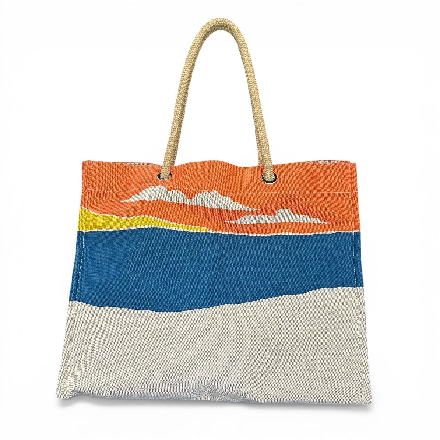 【HERMES】エルメス "ESCALE A LA PLAGE" "CHAINE D’ANCRE" 103743M トワルH  ビーチバッグ