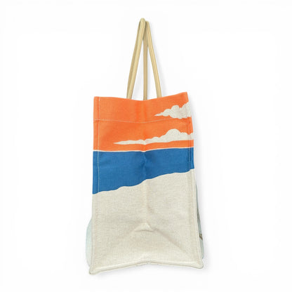 【HERMES】エルメス "ESCALE A LA PLAGE" "CHAINE D’ANCRE" 103743M トワルH  ビーチバッグ