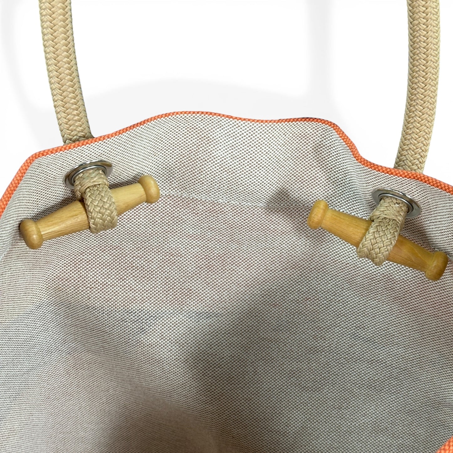 【HERMES】エルメス "ESCALE A LA PLAGE" "CHAINE D’ANCRE" 103743M トワルH  ビーチバッグ