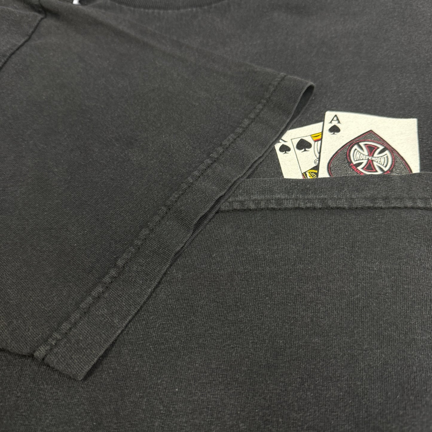 【INDEPENDENT】インディペンデント "SPADE & IRON CROSS" NHSダグ Vintage Tシャツ