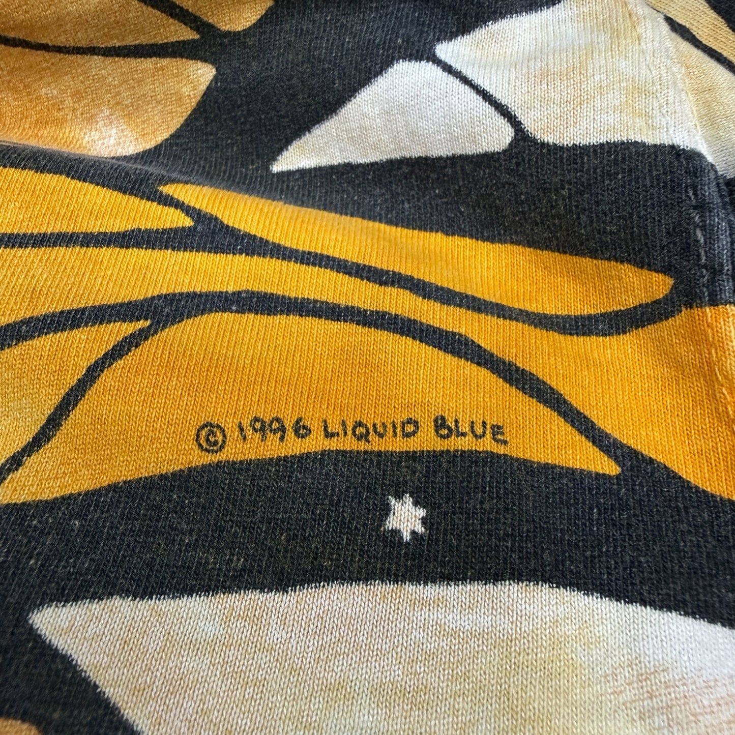 【LIQUID BLUE】リキッドブルー "SUN & MOON" 90's Vintage Tシャツ