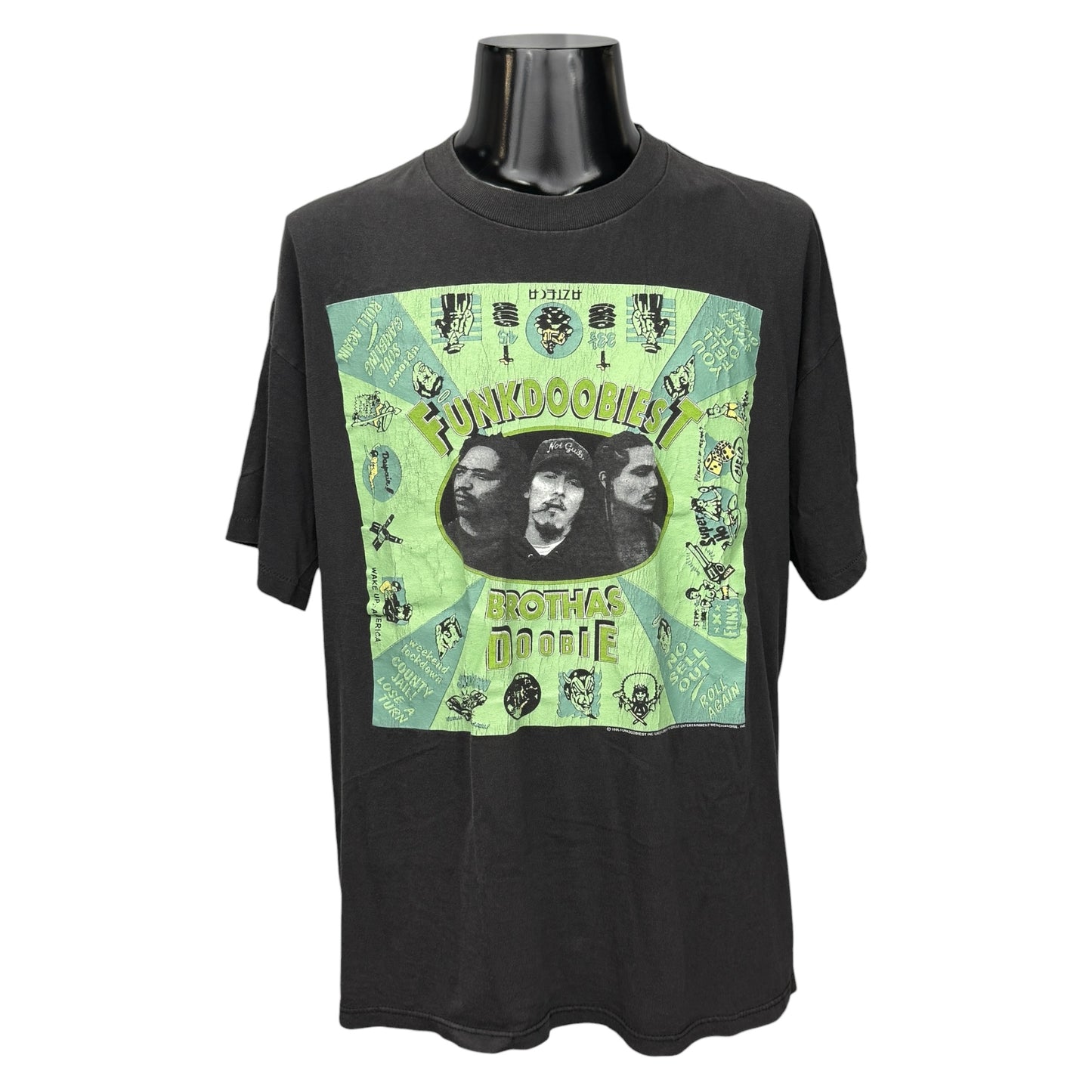 【FUNKDOOBIEST】ファンクドゥービエスト "BROTHAS DOOBIE" 90's Vintage Tシャツ