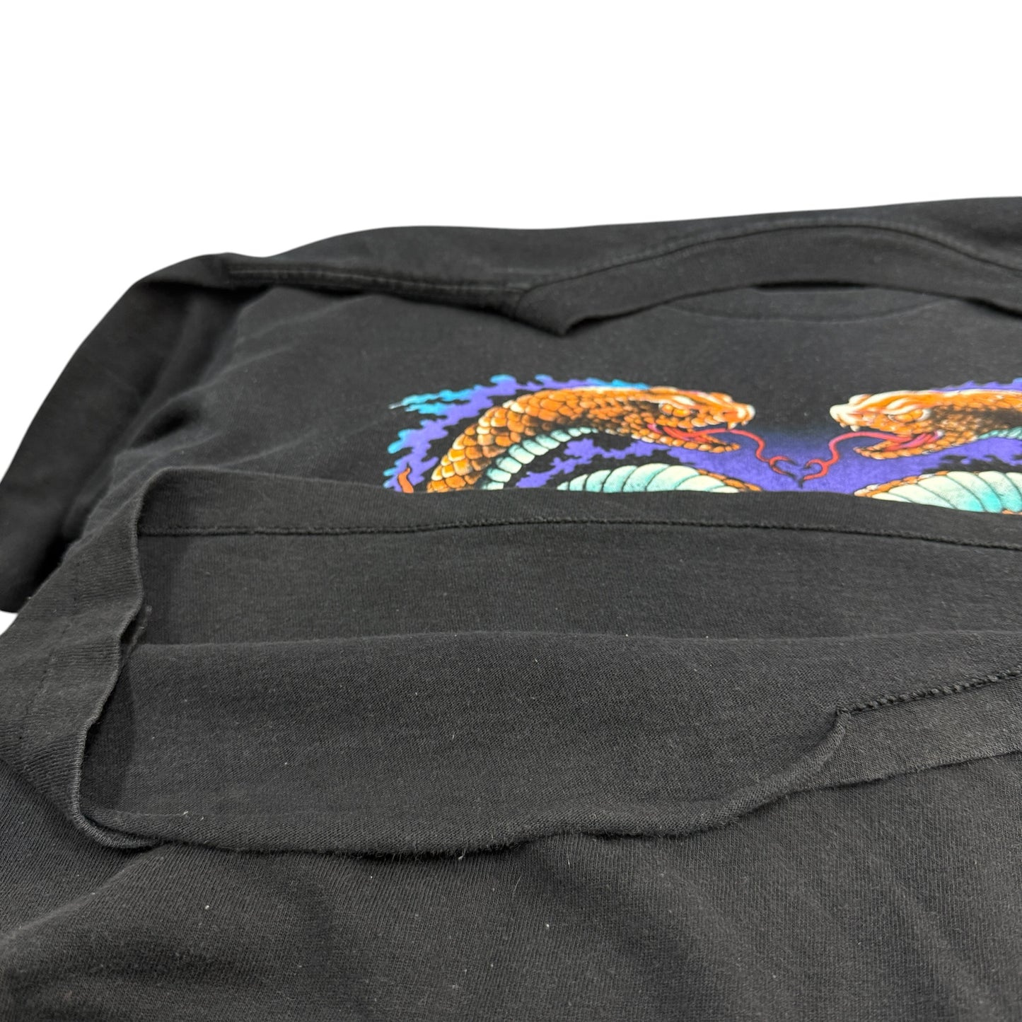 【HARLEY-DAVIDSON】ハーレーダビッドソン "W-SNAKE & BLACK HILLS" 90's Vintage Tシャツ