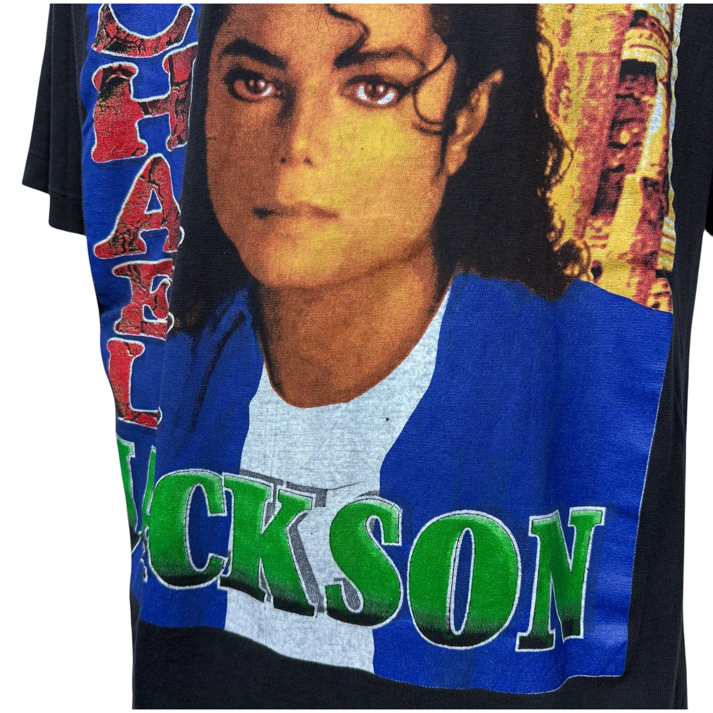 【MICHAEL JACKSON】マイケル・ジャクソン "The King Of POP" 90's Vintage RAP Tデザイン