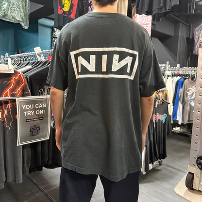 【NINE INCH NAILS】ナイン・インチ・ネイルズ "マルチロゴ & シルエット" 90's Vintage Tシャツ