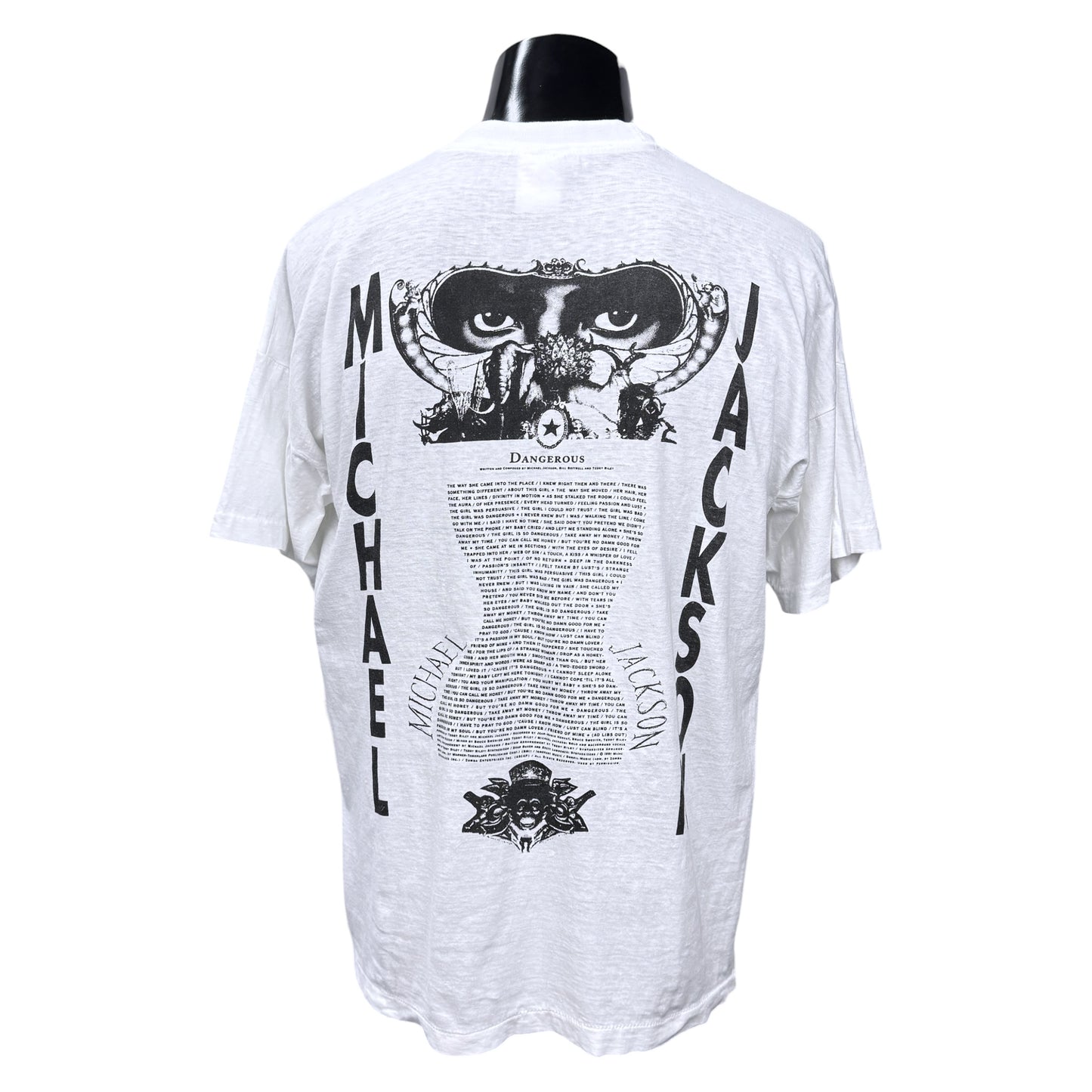 【MICHAEL JACKSON】マイケル・ジャクソン "DANGEROUS" 90's Vintage Tシャツ