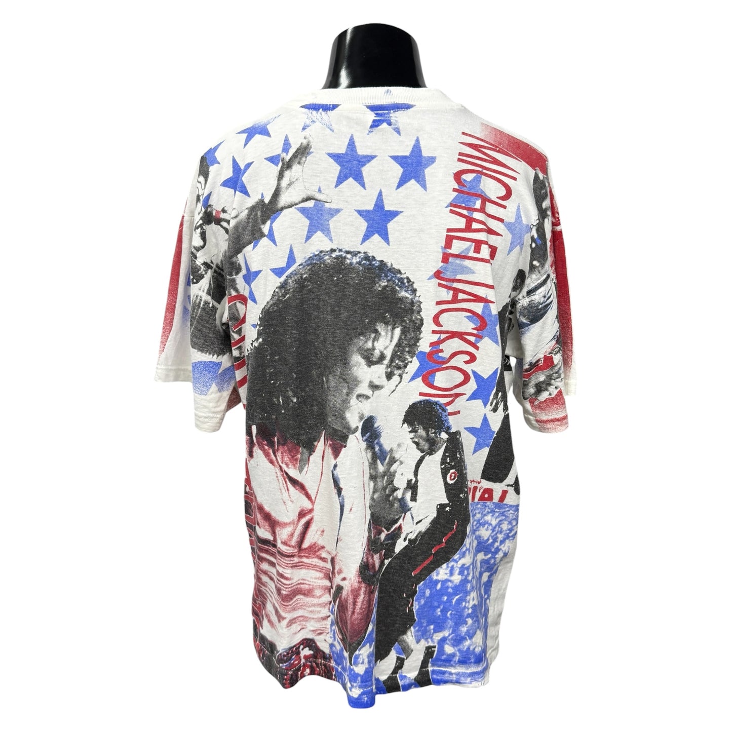 【MICHAEL JACKSON】マイケル・ジャクソン "ALL OVER PRINT" Vintage Tシャツ