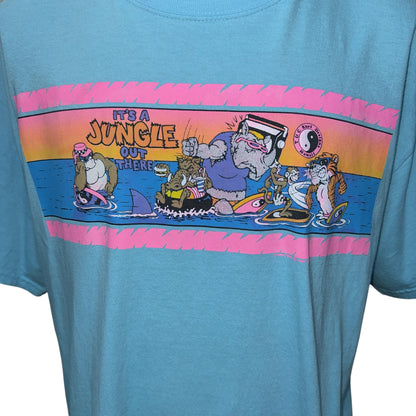 【T&C SURF DESIGNS】タウンアンドカントリー "IT'S A JUNGLE OUT THERE" 80's Vintage Tシャツ