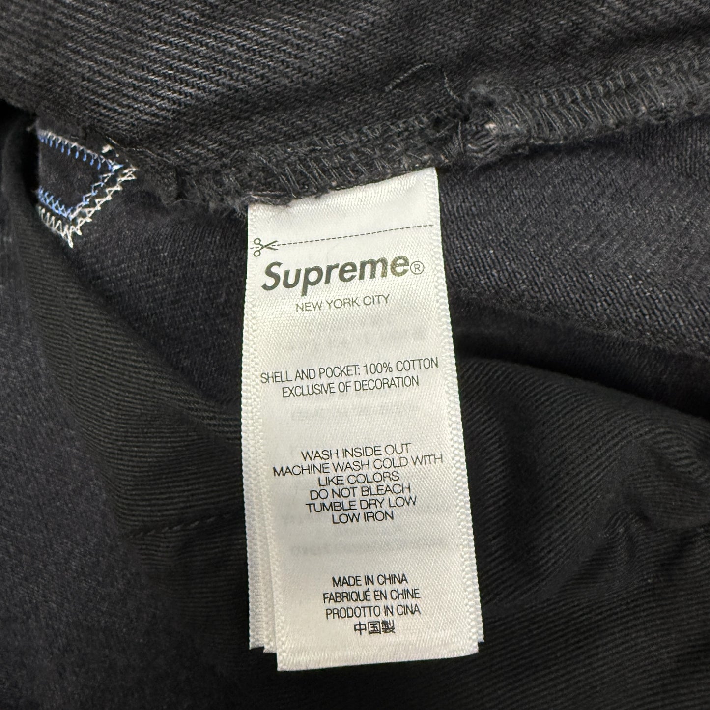 【SUPREME × MITCHELL & NESS】シュプリーム×ミッチェルアンドネス "NBA Bullets Denim Shorts" 20s デニムショーツ