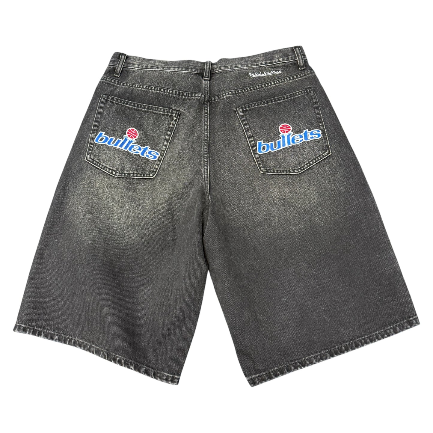 【SUPREME × MITCHELL & NESS】シュプリーム×ミッチェルアンドネス "NBA Bullets Denim Shorts" 20s デニムショーツ