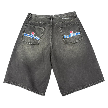 【SUPREME × MITCHELL & NESS】シュプリーム×ミッチェルアンドネス "NBA Bullets Denim Shorts" 20s デニムショーツ