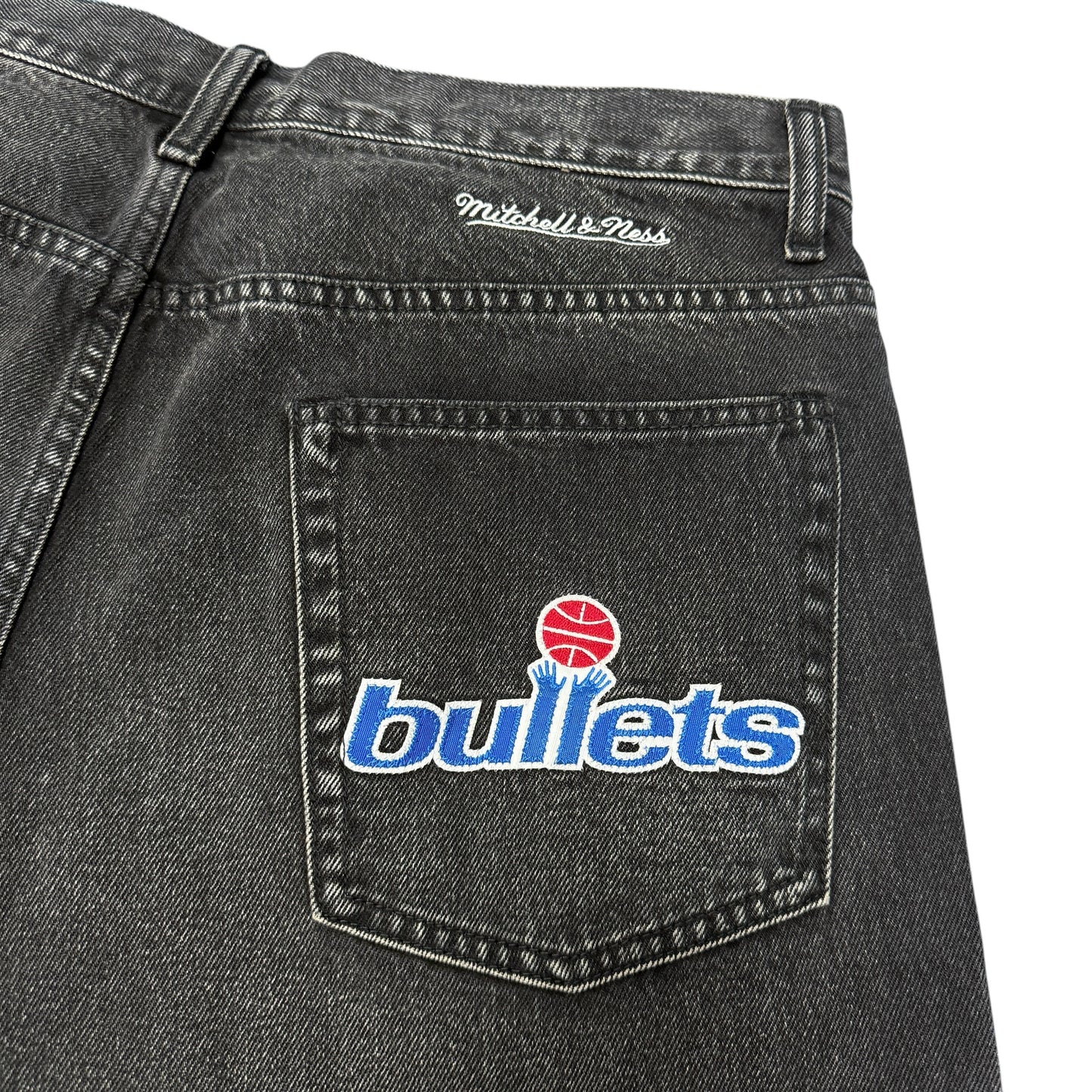【SUPREME × MITCHELL & NESS】シュプリーム×ミッチェルアンドネス "NBA Bullets Denim Shorts" 20s デニムショーツ