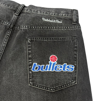 【SUPREME × MITCHELL & NESS】シュプリーム×ミッチェルアンドネス "NBA Bullets Denim Shorts" 20s デニムショーツ