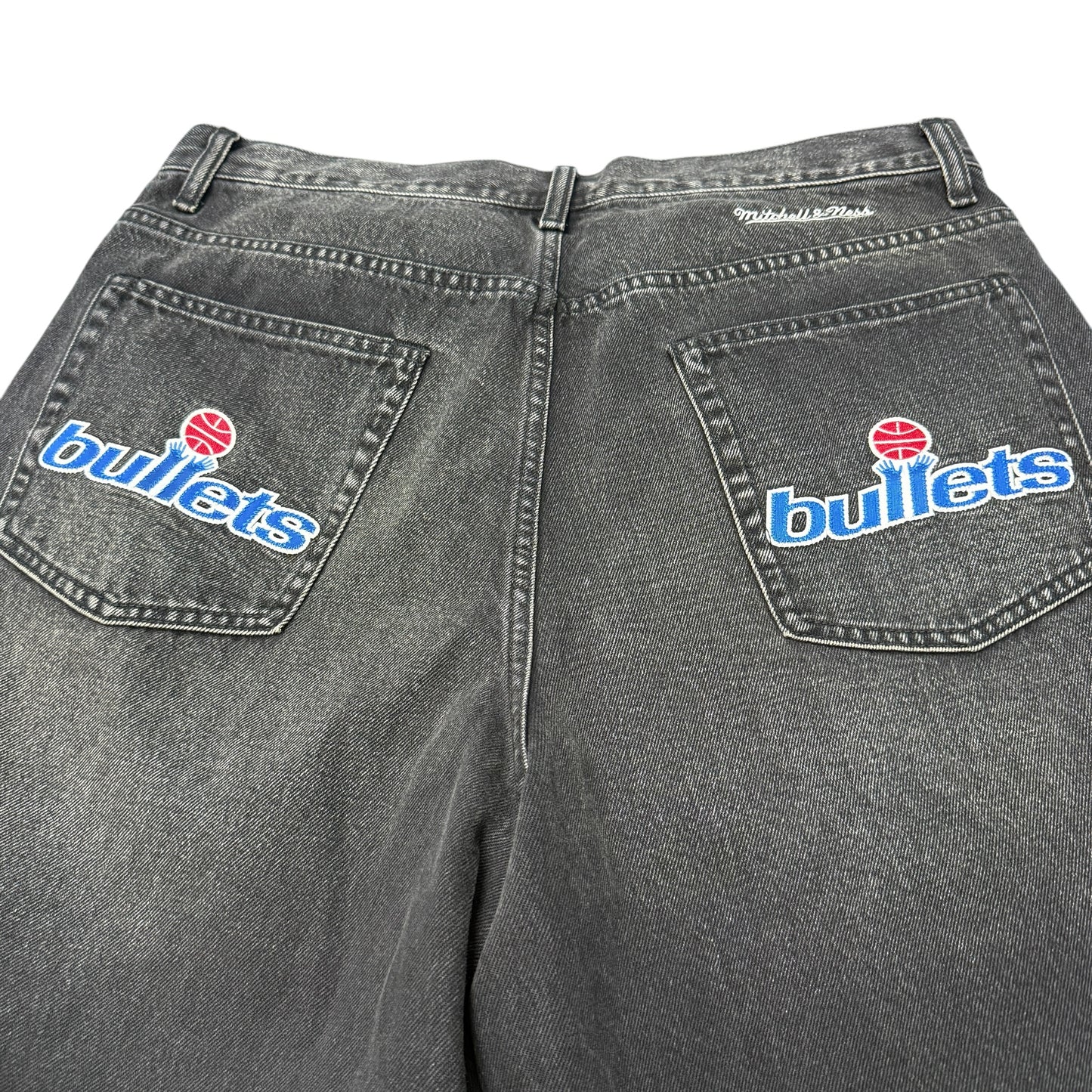 【SUPREME × MITCHELL & NESS】シュプリーム×ミッチェルアンドネス "NBA Bullets Denim Shorts" 20s デニムショーツ